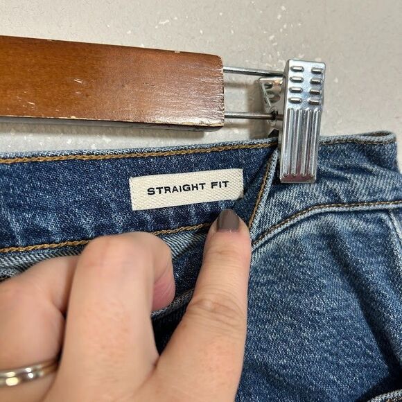 Flint and Tinder Mens Straight Fit Jeans 32 x 32 Blue Denim 100% Cotton - Picture 7 of 8